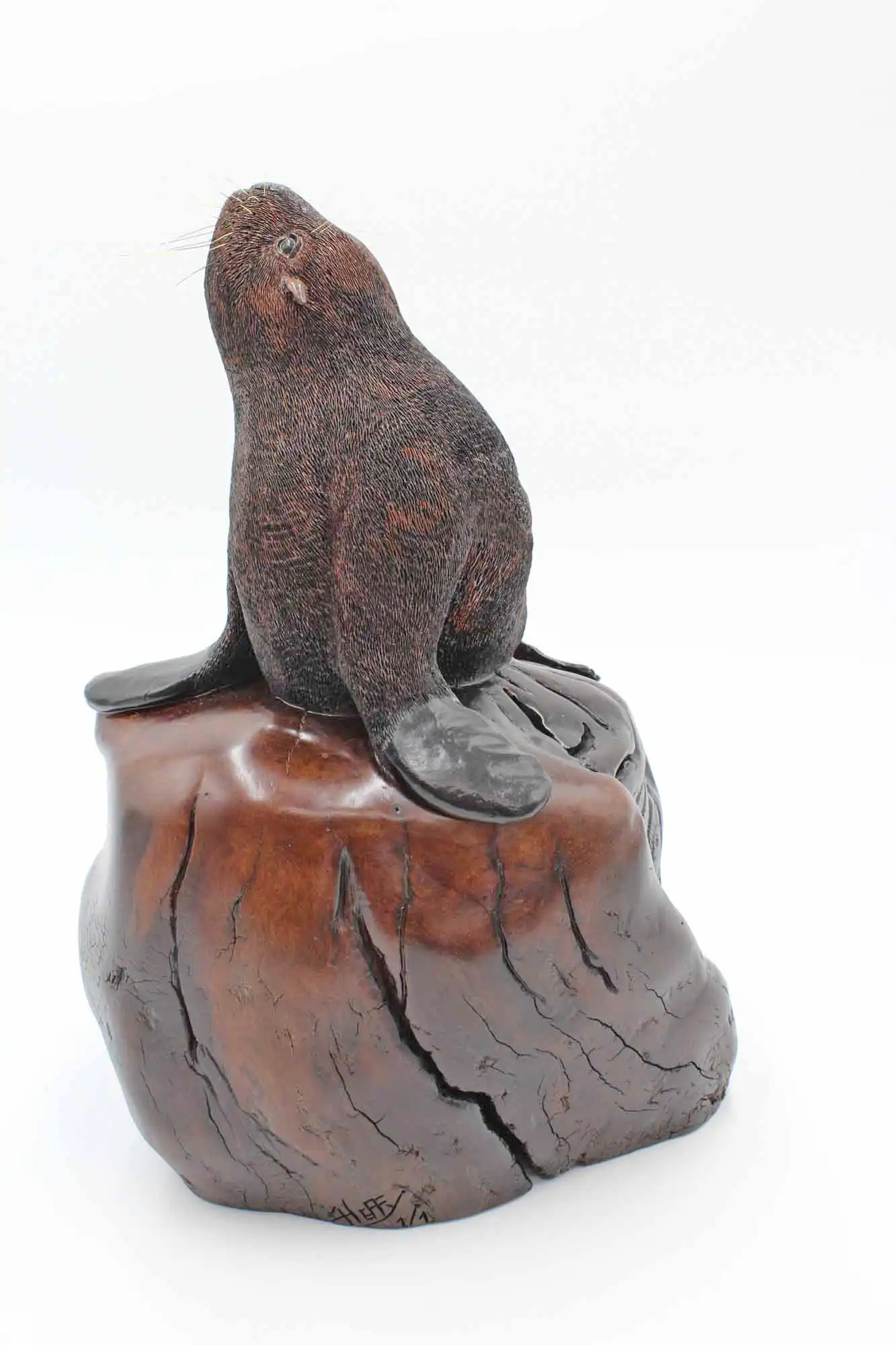 Sea Lion woodcarving sculpture